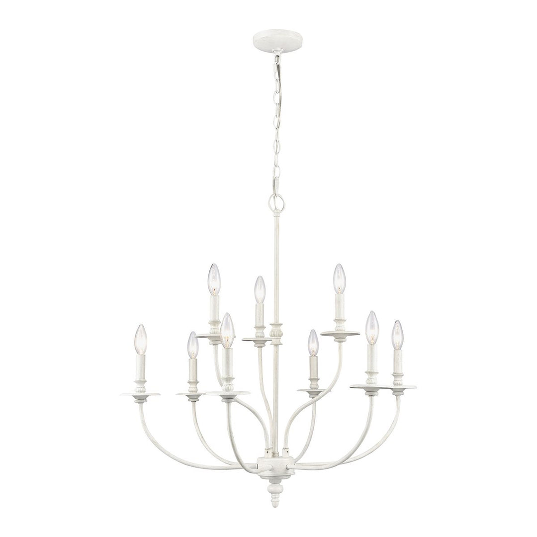 Elk Hartford 28903/6+3 Chandelier Light - Farmhouse White