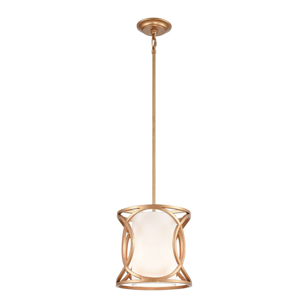 Elk Ringlets 33422/1 Pendant Light - Matte Gold