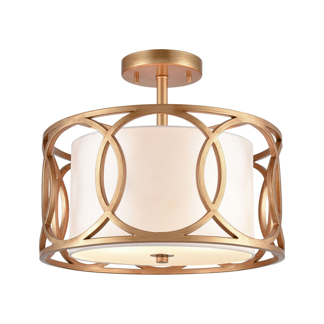 Elk Ringlets 33423/2 Ceiling Light - Matte Gold