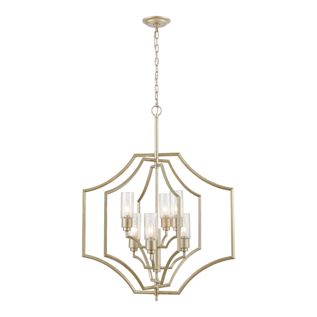 Elk Cheswick 33446/6 Pendant Light - Aged Silver