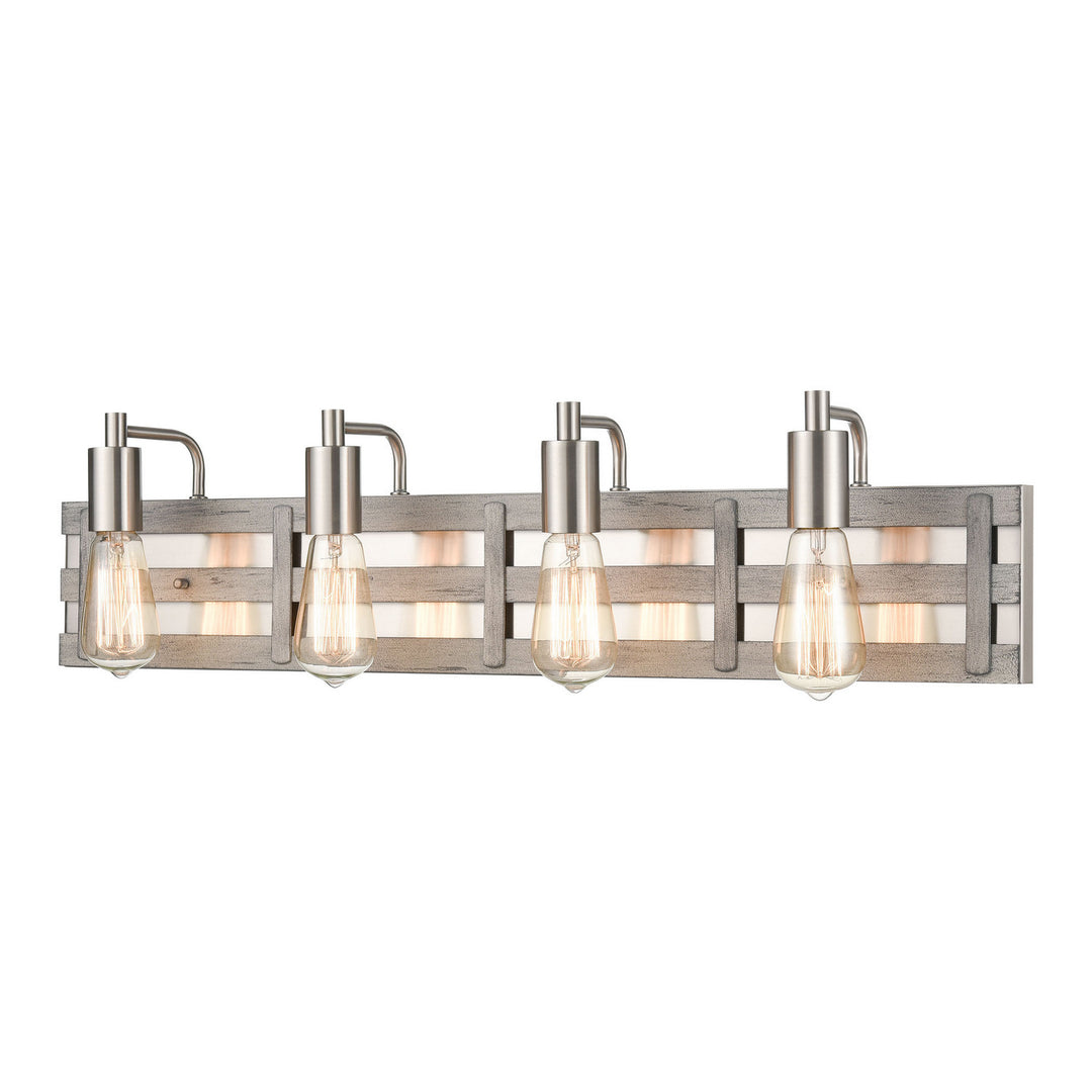 Elk Brigantine 33454/4 Bath Vanity Light 30 in. wide - Weathered Driftwood