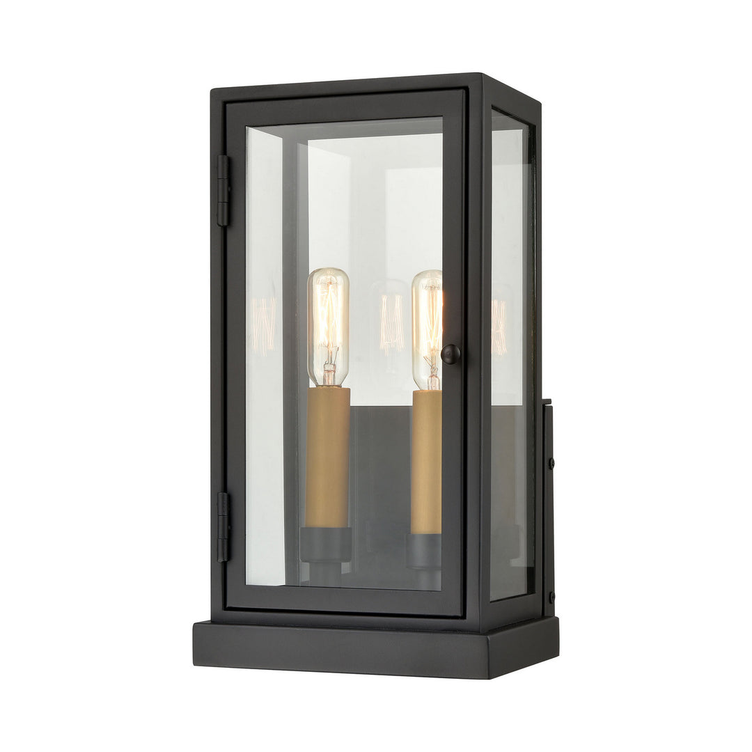 Elk Foundation 45501/2 Wall Sconce Light - Matte Black
