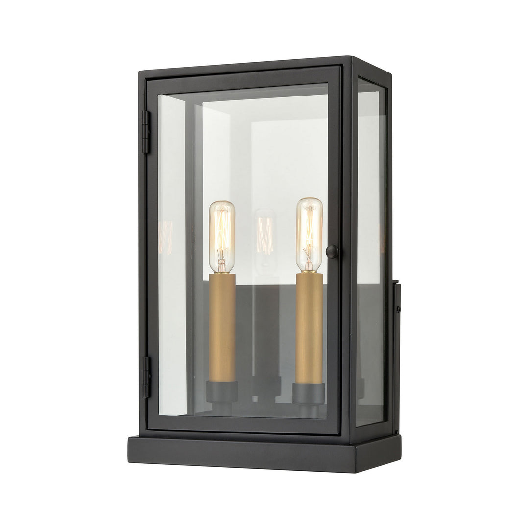 Elk Foundation 45502/2 Wall Sconce Light - Matte Black