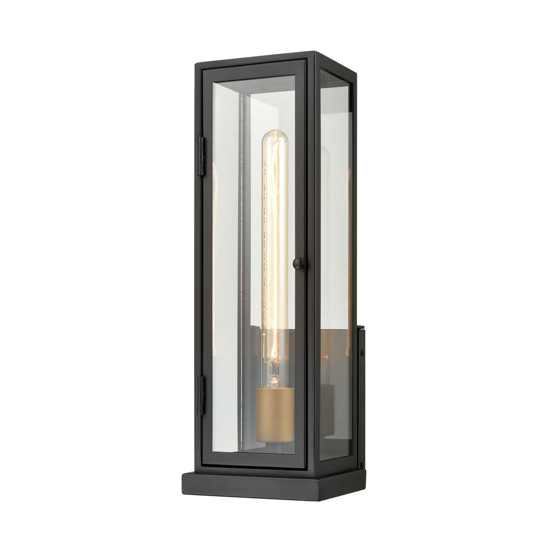Elk Foundation 45503/1 Wall Sconce Light - Matte Black