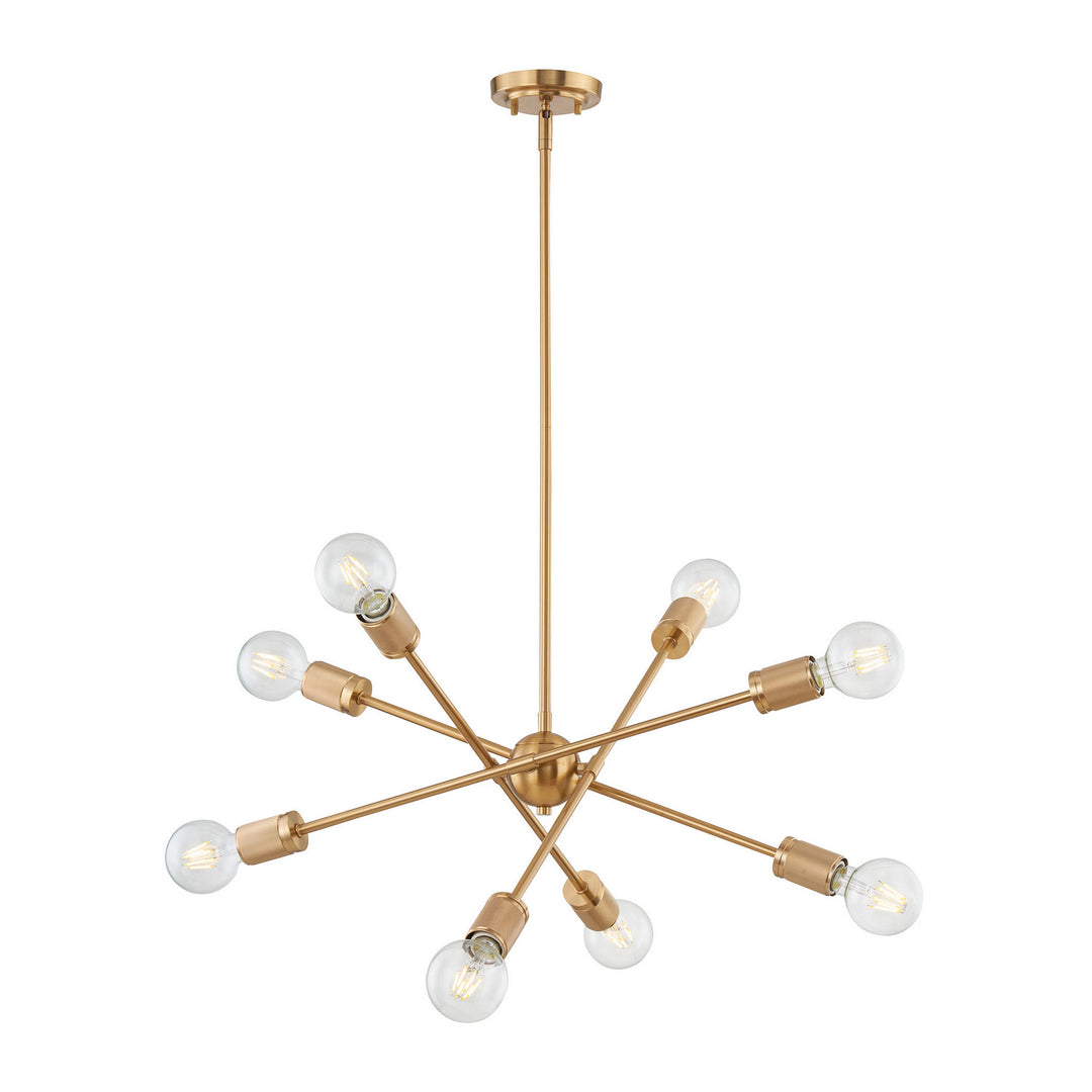 Elk Module 47369/8 Chandelier Light - Burnished Brass