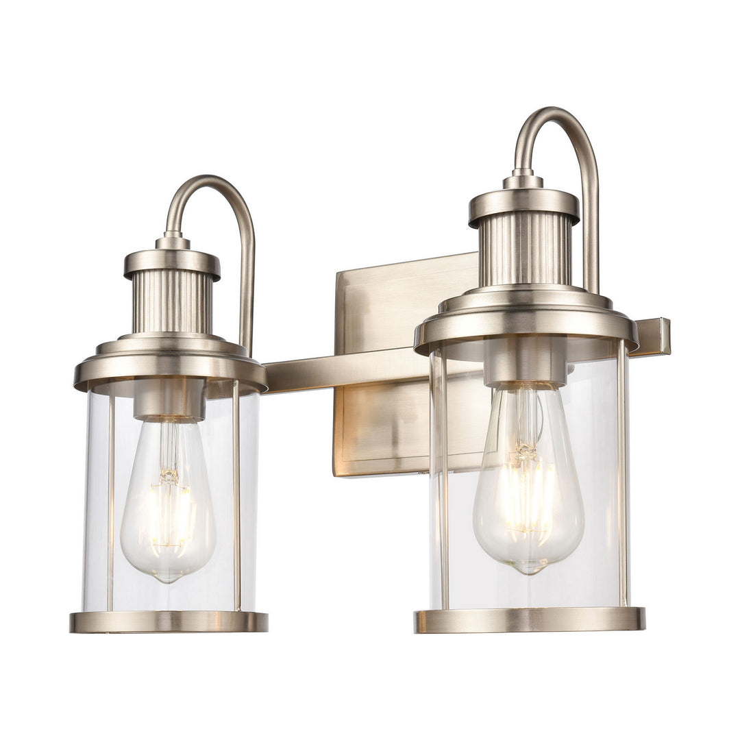 Elk Millburn 47441/2 Bath Vanity Light 15 in. wide - Satin Nickel