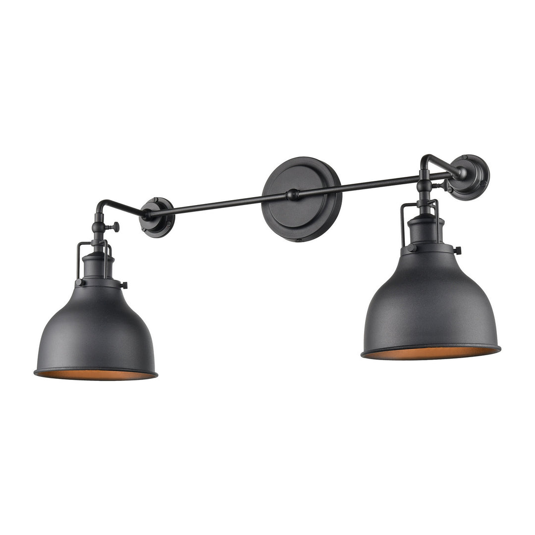 Elk Skillet 47514/2 Wall Sconce Light - Matte Black
