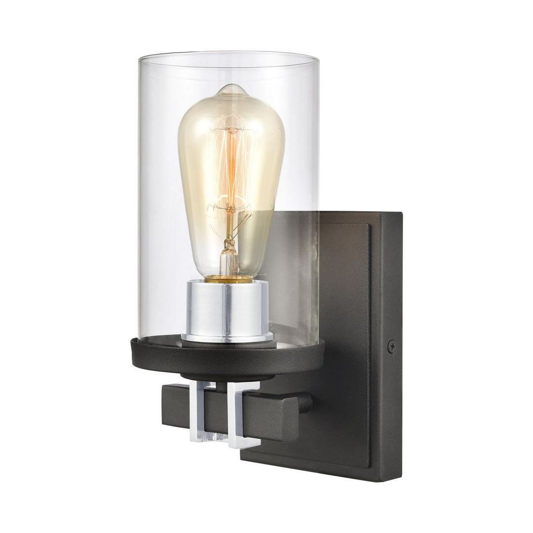 Elk Holdfast 47580/1 Wall Sconce Light - Charcoal