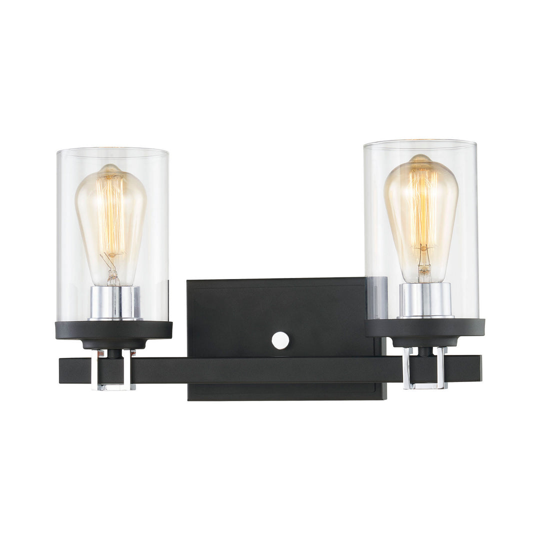 Elk Holdfast 47581/2 Bath Vanity Light 15 in. wide - Charcoal