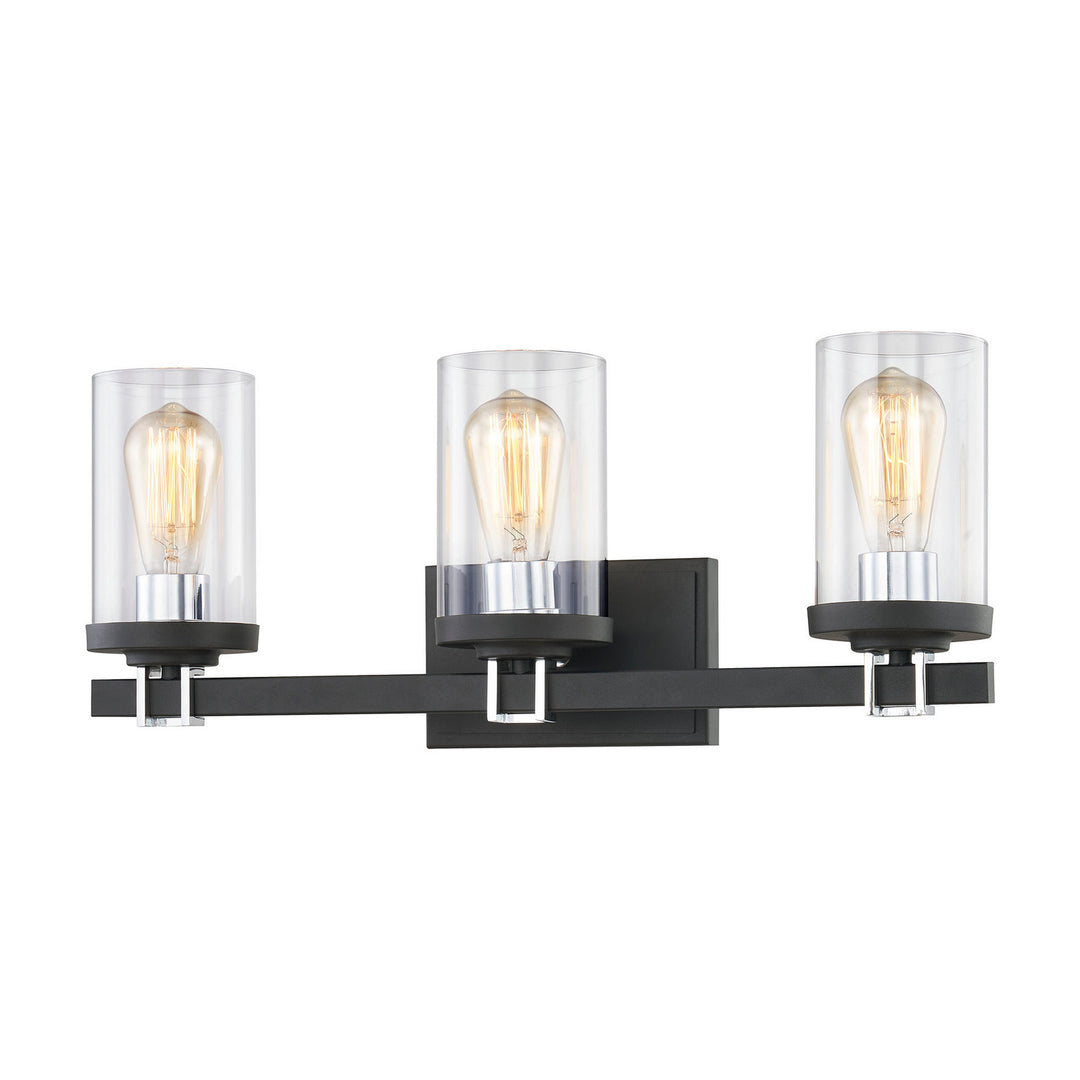 Elk Holdfast 47582/3 Bath Vanity Light 22 in. wide - Charcoal