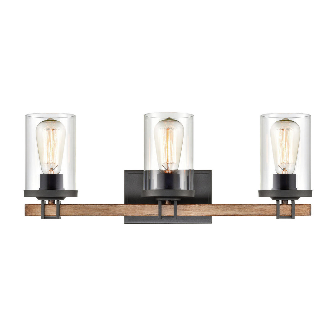 Elk Holdfast 47592/3 Bath Vanity Light 22 in. wide - Charcoal