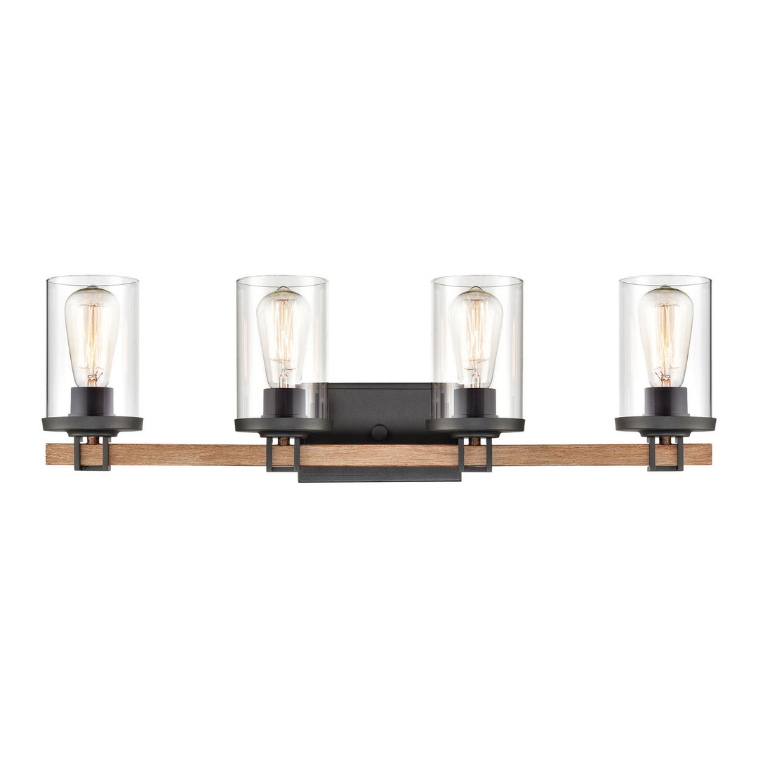 Elk Holdfast 47593/4 Bath Vanity Light 28 in. wide - Charcoal