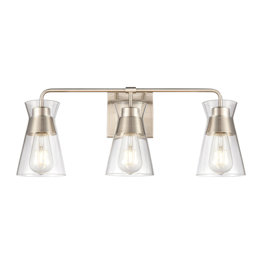 Elk Brookville 47602/3 Bath Vanity Light 22 in. wide - Satin Nickel