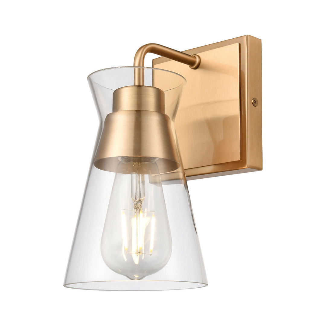 Elk Brookville 47670/1 Wall Sconce Light - Burnished Brass