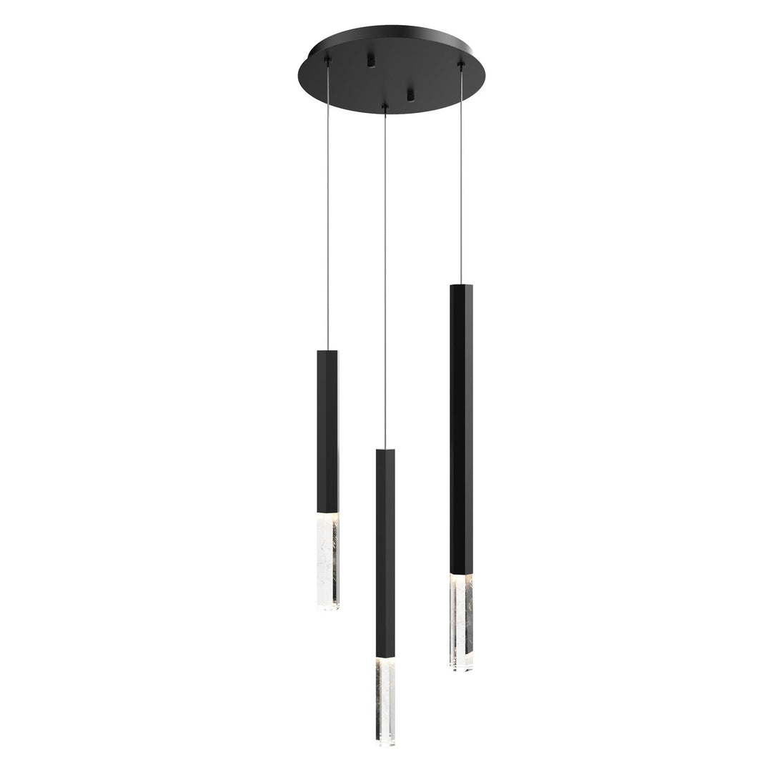 ET2 by Maxim Diaphane E11023-95BK Pendant Light - Black