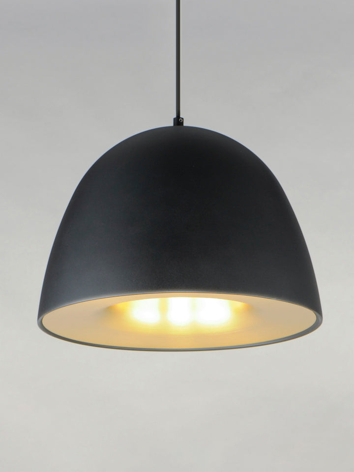 ET2 by Maxim Fungo E24914-BKSBR Pendant Light - Black / Satin Brass