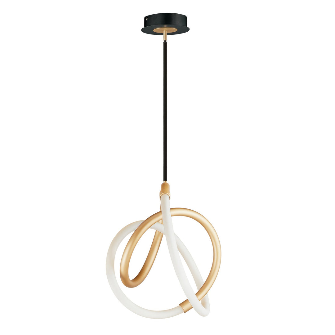 ET2 by Maxim Mobius E25092-01BKGLD Pendant Light - Black / Gold