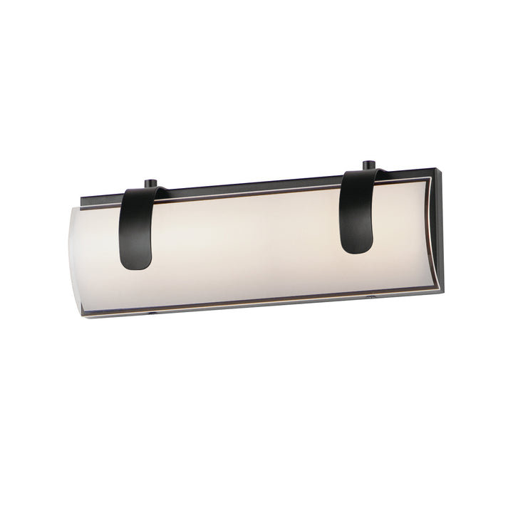 ET2 by Maxim Clutch E25131-92BK Bath Vanity Light 13 in. wide - Black