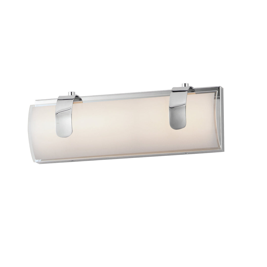 ET2 by Maxim Clutch E25131-92PC Bath Vanity Light 13 in. wide - Polished Chrome