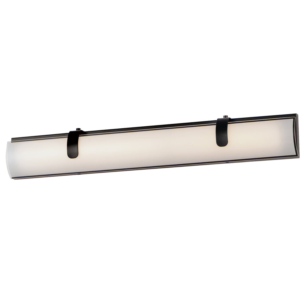 ET2 by Maxim Clutch E25135-92BK Bath Vanity Light 30 in. wide - Black