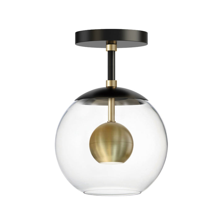 ET2 by Maxim Nucleus E25150-BKNAB Ceiling Light - Black / Natural Aged Brass