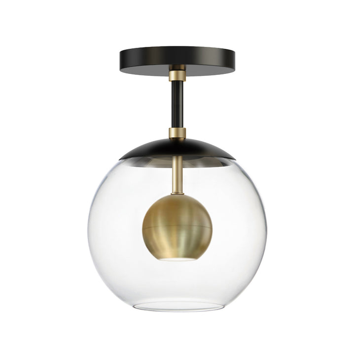 ET2 by Maxim Nucleus E25150-BKNAB Ceiling Light - Black / Natural Aged Brass