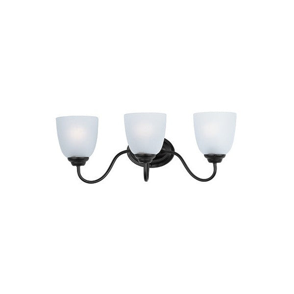 Maxim Stefan 10073FTBK Bath Vanity Light 22 in. wide - Black