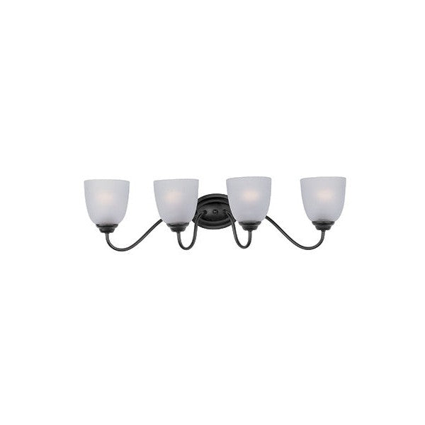 Maxim Stefan 10074FTBK Bath Vanity Light 30 in. wide - Black