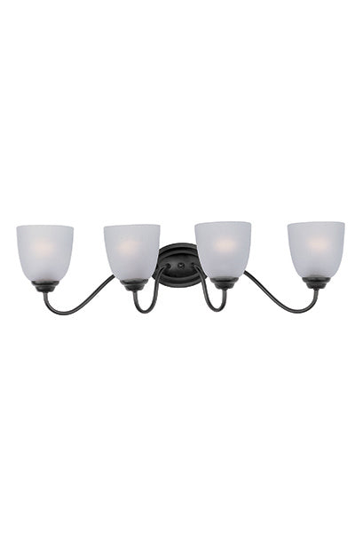 Maxim Stefan 10074FTBK Bath Vanity Light 30 in. wide - Black