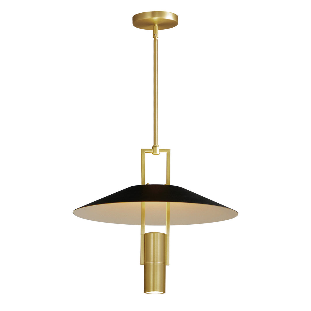 Maxim Tahoe 10098BKSBR Pendant Light - Black / Satin Brass