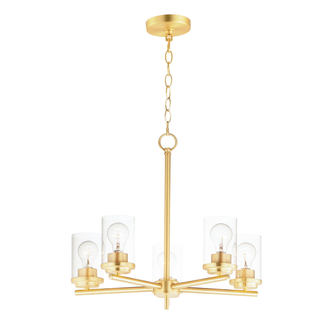 Maxim Corona 10205CLSBR Chandelier Light - Satin Brass