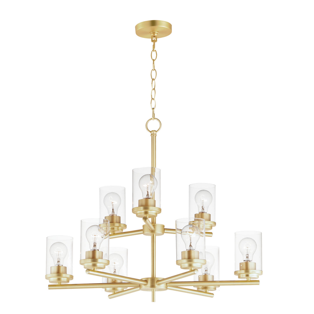 Maxim Corona 10206CLSBR Chandelier Light - Satin Brass