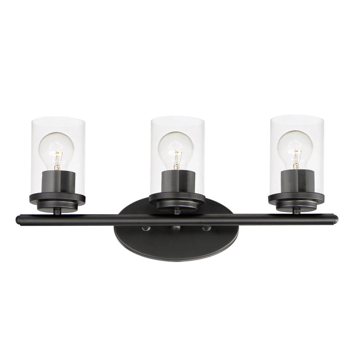 Maxim Corona 10213CLBK Bath Vanity Light 20 in. wide - Black