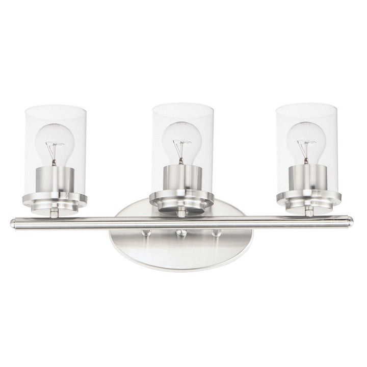 Maxim Corona 10213CLSN Bath Vanity Light 20 in. wide - Satin Nickel