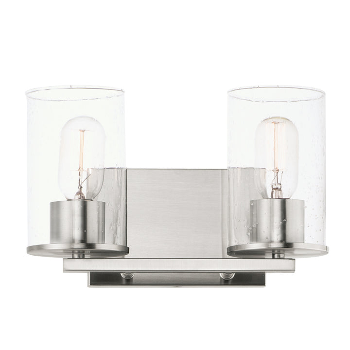 Maxim Sleek 11842CDSN Bath Vanity Light 12 in. wide - Satin Nickel