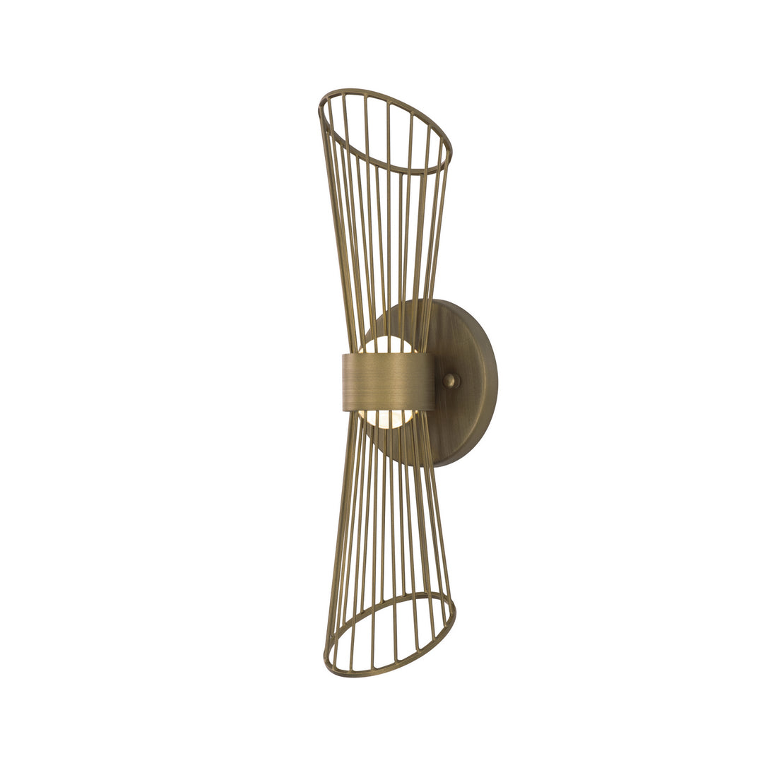 Maxim Zeta 24171NAB Wall Sconce Light - Natural Aged Brass