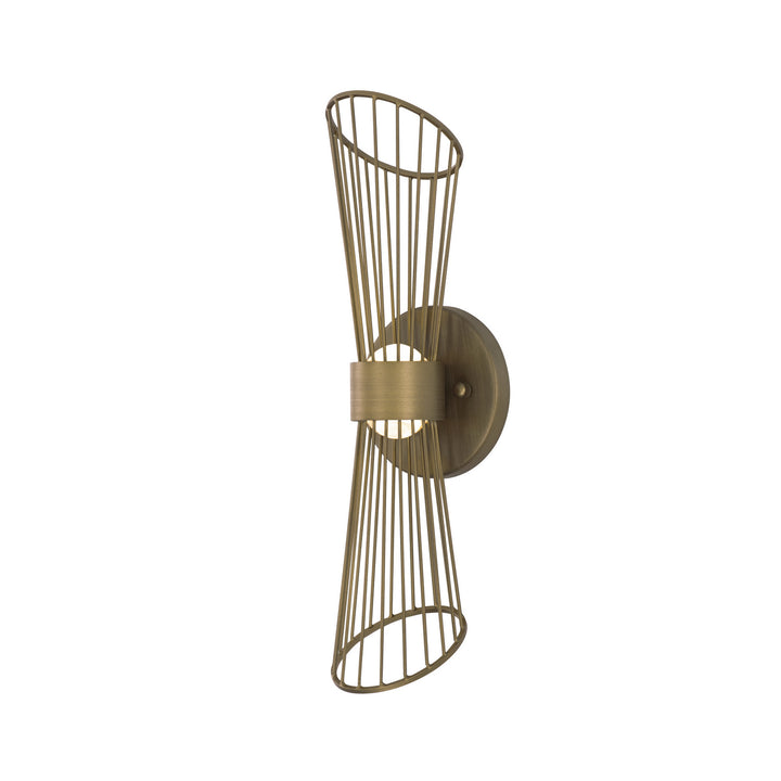 Maxim Zeta 24171NAB Wall Sconce Light - Natural Aged Brass