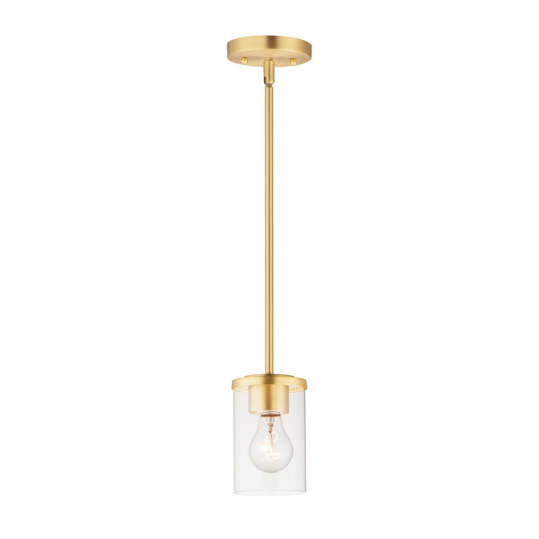 Maxim Corona 90200CLSBR Pendant Light - Satin Brass