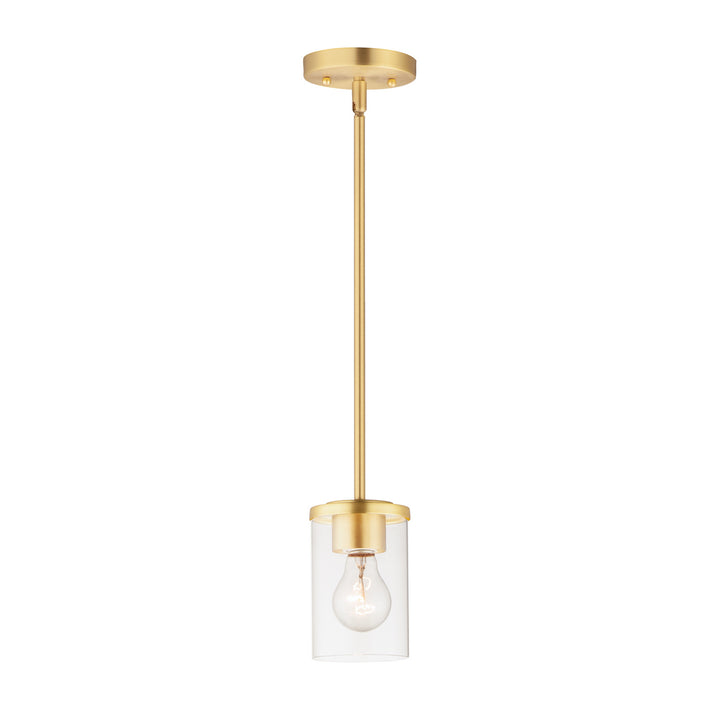 Maxim Corona 90200CLSBR Pendant Light - Satin Brass