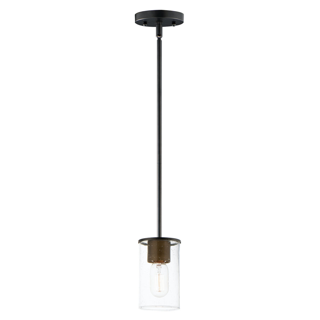 Maxim Sleek 91840CDABBK Pendant Light - Antique Brass / Black