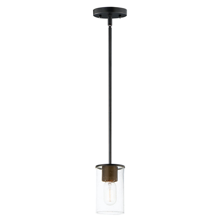 Maxim Sleek 91840CDABBK Pendant Light - Antique Brass / Black
