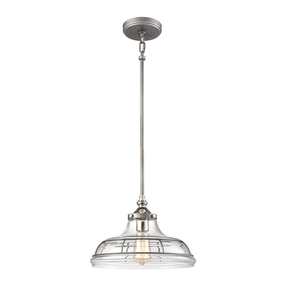 Elk Dunkirk 69244/1 Pendant Light - Weathered Zinc
