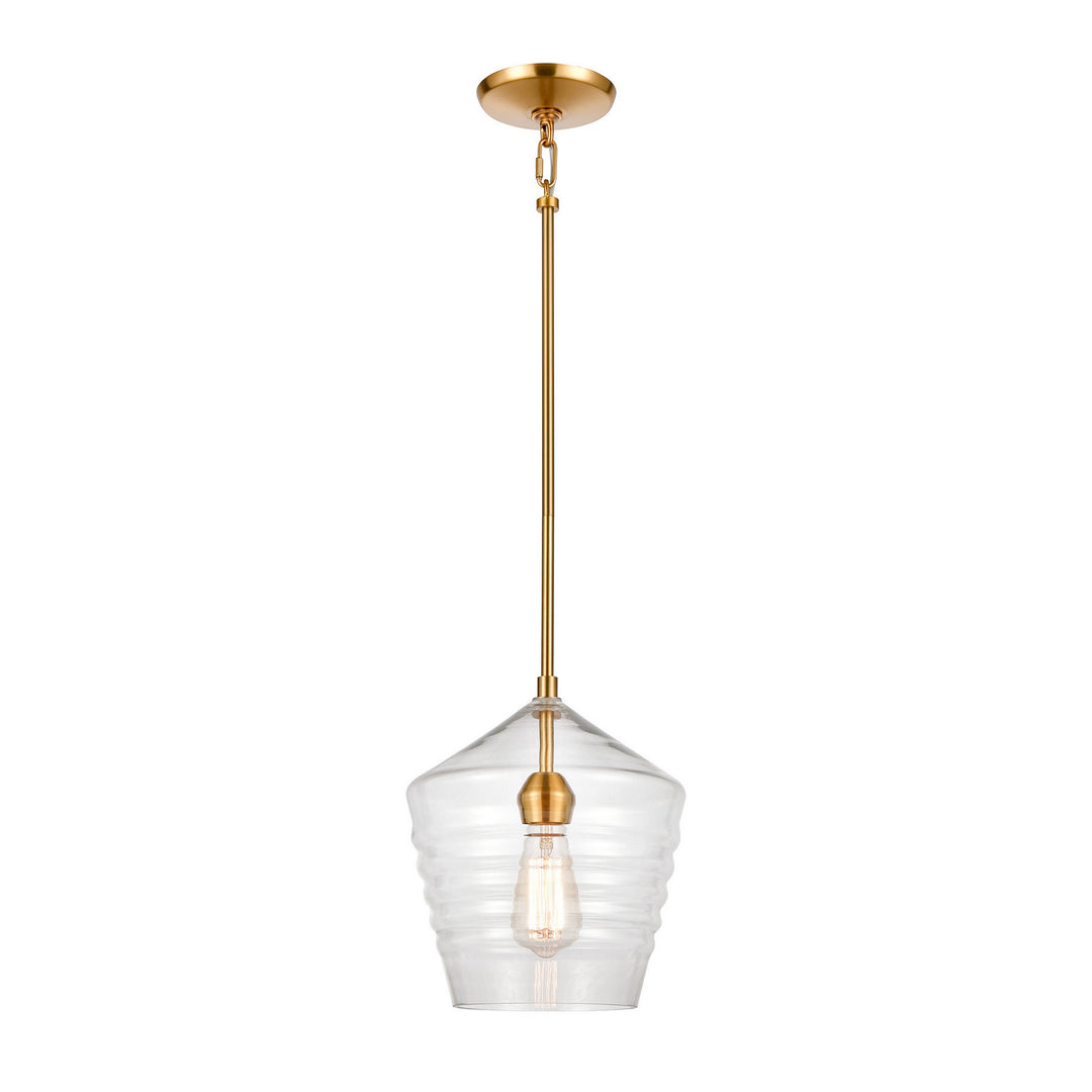 Elk Konis 69255/1 Pendant Light - Satin Brass