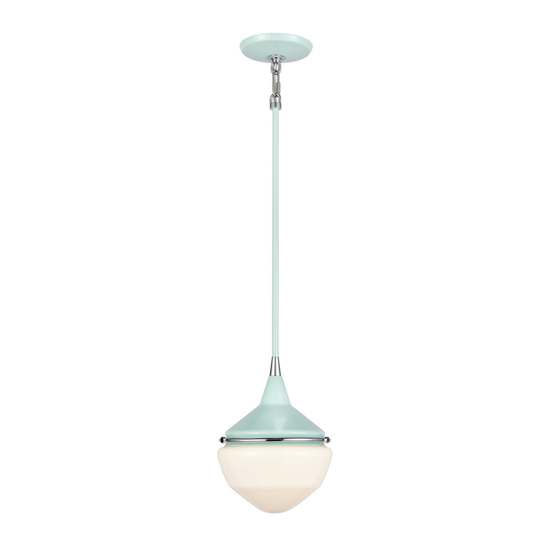 Elk Mid Century Schoolhouse 69304/1 Pendant Light - Mint