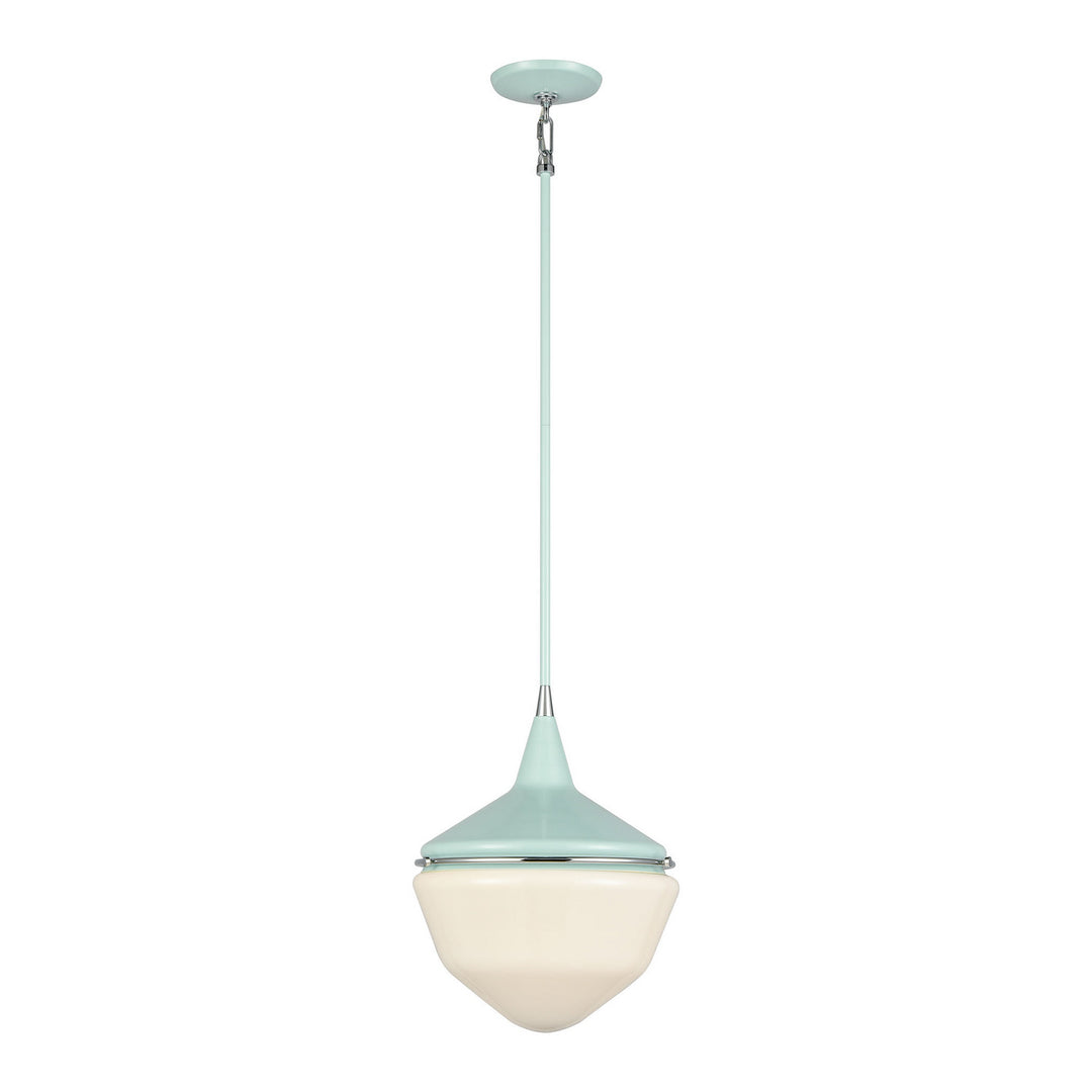 Elk Mid Century Schoolhouse 69305/1 Pendant Light - Mint