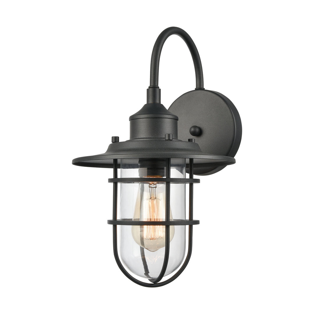 Elk Coastal Farm 69371/1 Wall Sconce Light - Charcoal