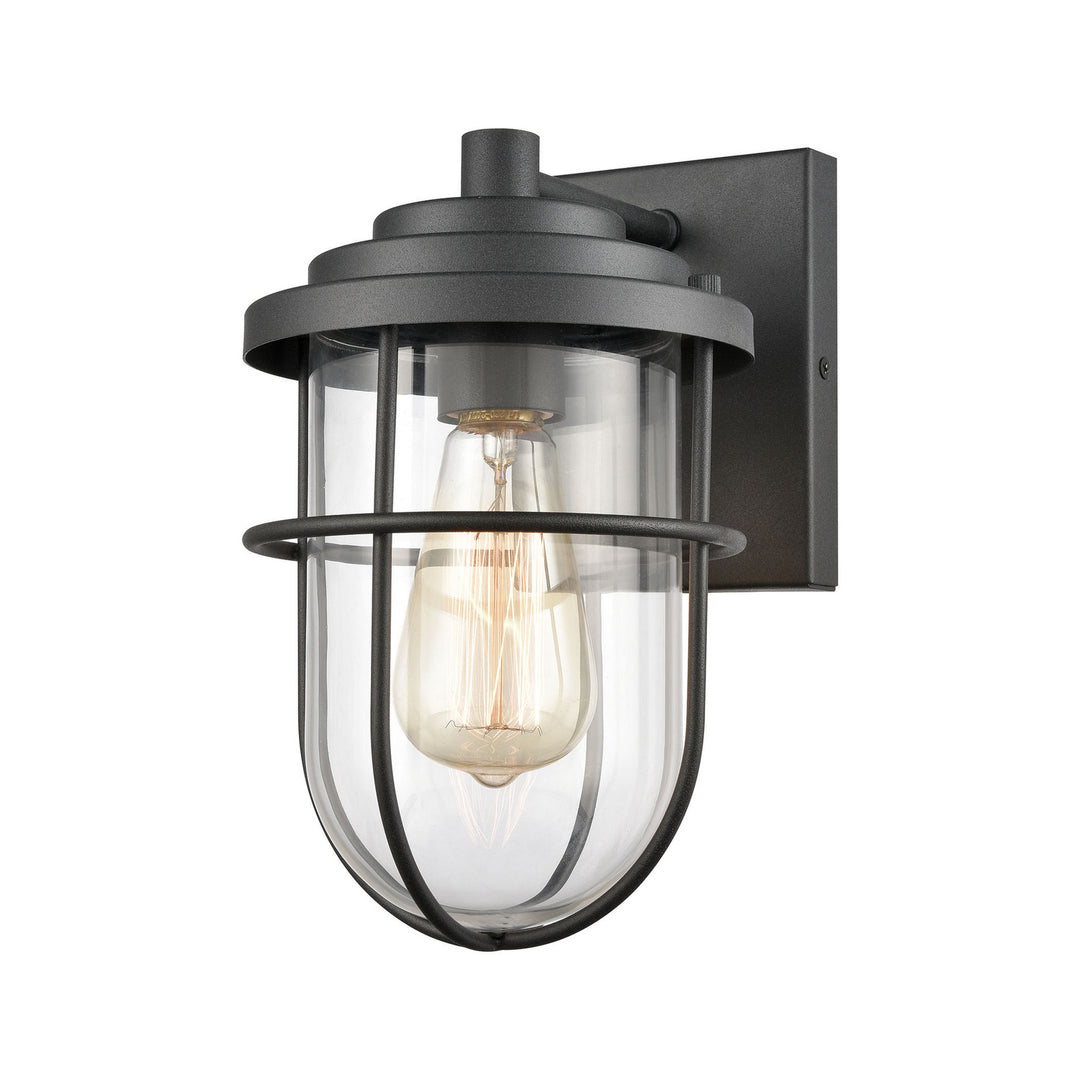 Elk Coastal Farm 69372/1 Wall Sconce Light - Charcoal