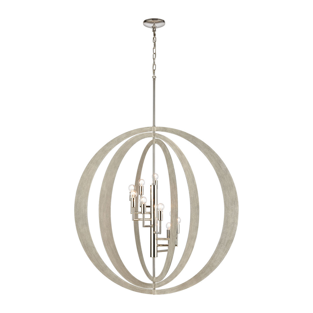 Elk Retro Rings 82068/9 Chandelier Light - Sandy Beechwood