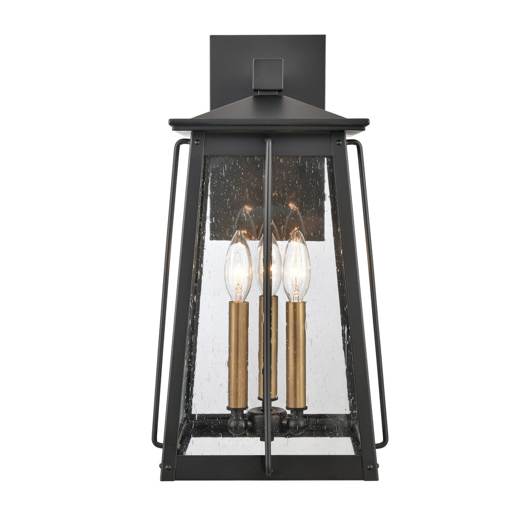 Elk Lighting 83402/3  Kirkdale Outdoor Matte Black
