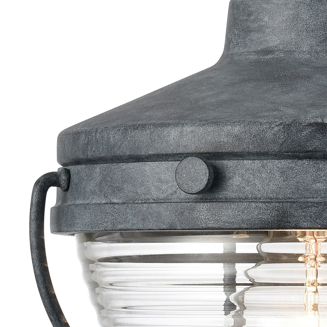 Elk Lighting 83420/1  Eastport Outdoor Aged Zinc